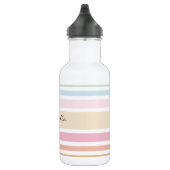 moderne pastellfarbene monogramm trinkflasche (Rechts)