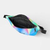 Moderne, pastellfarbene Regenbogenfarben Bauchtasche (Offen)