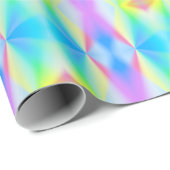 Moderne, pastellfarbene Regenbogenfarben Geschenkpapier (Rolleneckpunkt)