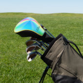 Moderne, pastellfarbene Regenbogenfarben, Golf Headcover (In SItu)