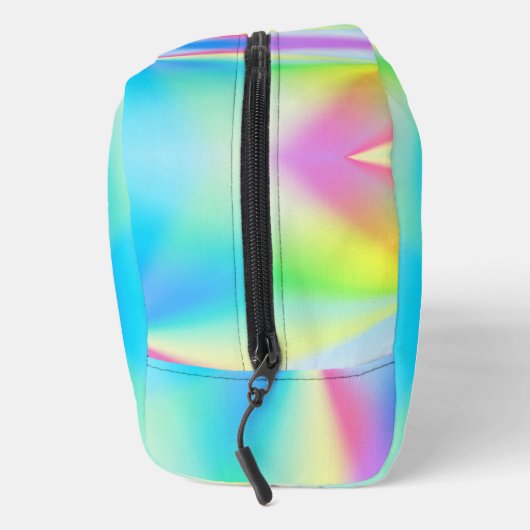 Moderne, pastellfarbene Regenbogenfarben Waschbeutel (Rechts)