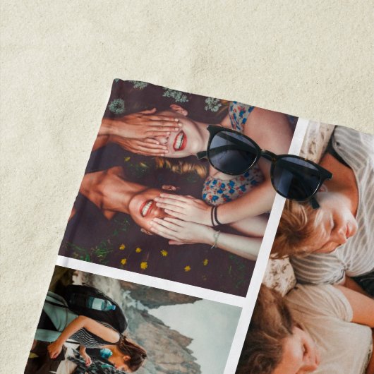 Moderne pastellrosa BESTE FREUNDIN beste Freunde F Strandtuch (Beispiel)