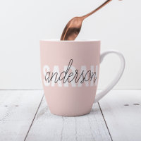 Moderne Pastellrosa-Schönheit Personalisierter Ihr