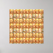 Moderne Patchwork-Muster-Collage Leinwanddruck (Vorderseite)