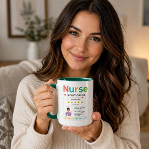 Moderne Patientenbewertung zur Würdigung von Pfleg Tasse