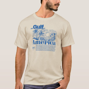 Moderne patriotische inspirierende Golf von Amerik T-Shirt