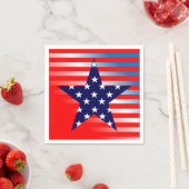 Moderne patriotische Symbole Serviette (Beispiel)