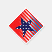 Moderne patriotische Symbole Serviette (Ecke)