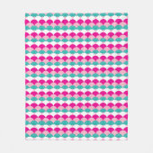 MODERNE PATTERN hübsche Jakobsmuschel Fleecedecke (Vorderseite)