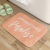 Moderne Peach Bath Mat Badematte