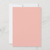 MODERNE PEACH-EDITORIAL ALL CAPS SAVE THE DATE (Rückseite)