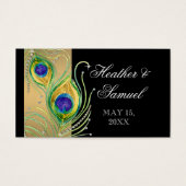 Moderne Peacock Feathers Imitate Jewel Scroll Swir (Vorderseite)