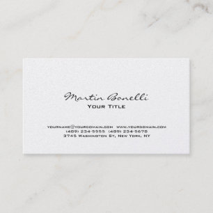 Moderne Pearl Chic trendige Visitenkarte
