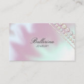 Moderne Pearl Pattern Business Card Visitenkarte (Vorderseite)