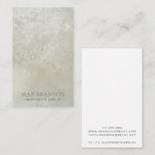 Moderne, pearlescent Necklace Display Card Visitenkarte (Vorne/Hinten)