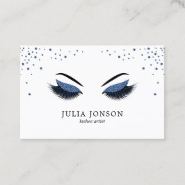 Moderne Peitschen mit dunkelblauem Visitenkarte