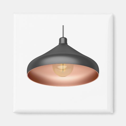 Moderne Pendelleuchte mit LED-Lampe Magnet (Vorne)