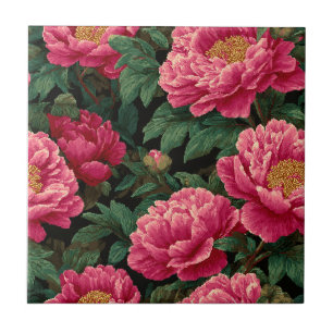 Moderne Peonies Keramik Fliesen für gemütliche Inn