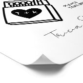 Moderne, perfekt passende minimale Gastgeschenk Ho Poster (Ecke)