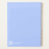 Moderne Periwinkle Ombre Planer (Rückseite)