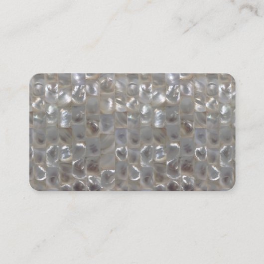 Moderne Perlmuttkontakt-Karte Telefonnummerkarte (Vorderseite)