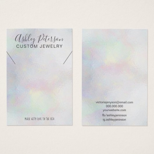 Moderne Perlnacre-schick-gürtelige Halskette (Vorne & Hinten)