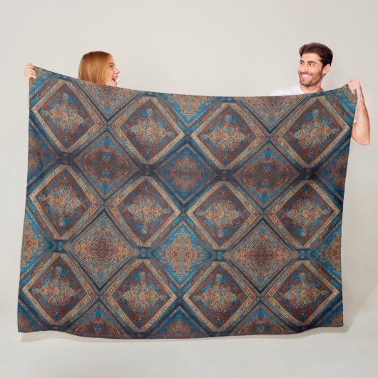 Moderne persische, schöne Sammlung alter Muster Fleecedecke (Beispiel)