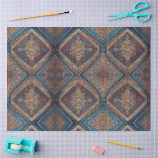 Moderne persische, schöne Sammlung alter Muster Seidenpapier (Basteln)