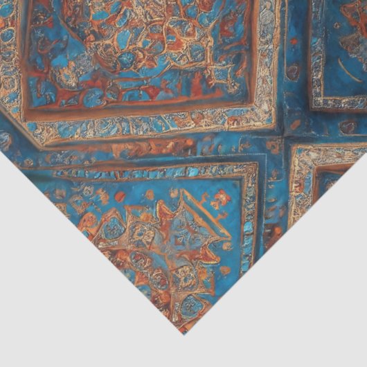 Moderne persische, schöne Sammlung alter Muster Seidenpapier (Ausschnitt)