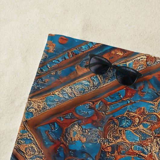 Moderne persische, schöne Sammlung alter Muster Strandtuch (Beispiel)