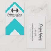 Moderne Personal Trainer & Fitness Visitenkarte (Vorne/Hinten)