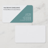 Moderne Personal-Visitenkarten Visitenkarte (Vorne/Hinten)