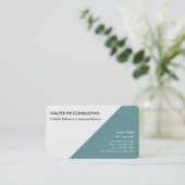 Moderne Personal-Visitenkarten Visitenkarte (Stehend Vorderseite)