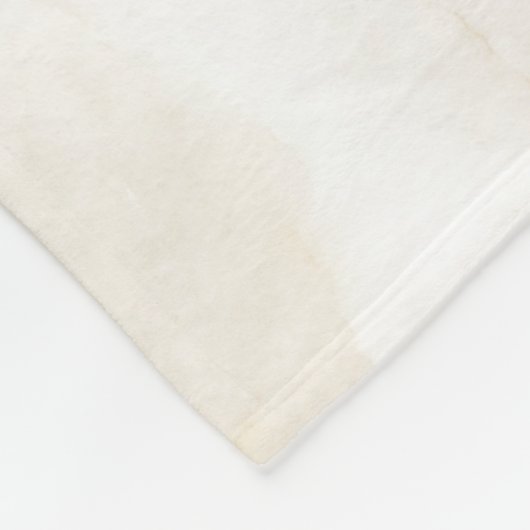 Moderne Personalisiert Name Gold Effect Marmor Fleecedecke (Ecke)