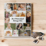 Moderne Personalisierte 16-FotoCollage - kundenspe Puzzle<br><div class="desc">Erschaffen Sie einen besonderen Sake mit diesem modernen Personalisierten Foto Collage Custom Color Jigsaw Puzzle! Dieses anpassbare Rätsel ermöglicht es Ihnen, Ihre Lieblings-Fotos in einem stilvollen Collage-Layout zu präsentieren und die Hintergrundfarbe auszuwählen, die Ihren Geschmack Anzug. Es ist eine unterhaltsame und einzigartige Art, Ihre Erinnerungen zu erleben, perfekt für Ansammlungen,...</div>