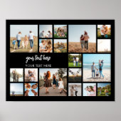 Moderne Personalisierte 19 Fotomaterial Poster (Vorne)