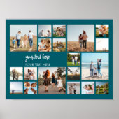 Moderne Personalisierte 19 Fotomaterial Poster (Vorne)