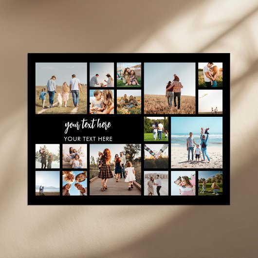 Moderne Personalisierte 19 Fotomaterial Poster
