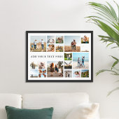 Moderne Personalisierte 19 Fotomaterial Poster