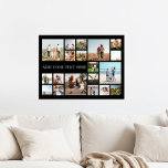 Moderne Personalisierte 19 Fotomaterial Poster<br><div class="desc">Erstellen Sie Ihr eigenes personalisiertes Foto Collage Poster mit 19 Ihrer Lieblings-Fotos und individuellem Text.</div>