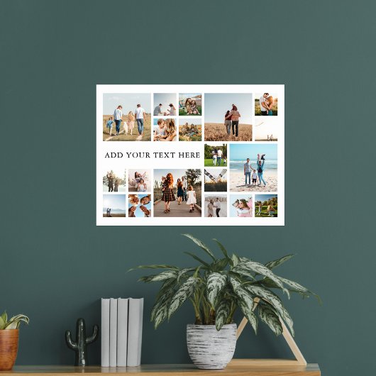 Moderne Personalisierte 19 Fotomaterial Poster