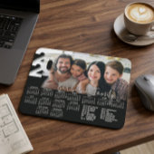 Moderne personalisierte 2027 Schreibtischkalender- Mousepad