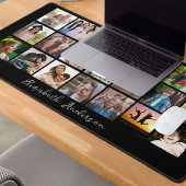Moderne Personalisierte 21-Foto Collage Desk Mat Schreibtischunterlage
