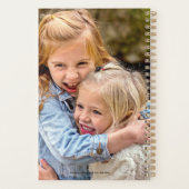 Moderne Personalisierte 2 Fotos Planer (Rückseite)