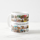 Moderne Personalisierte 48 Fotomaterial Kaffeetasse (Vorderseite Links)