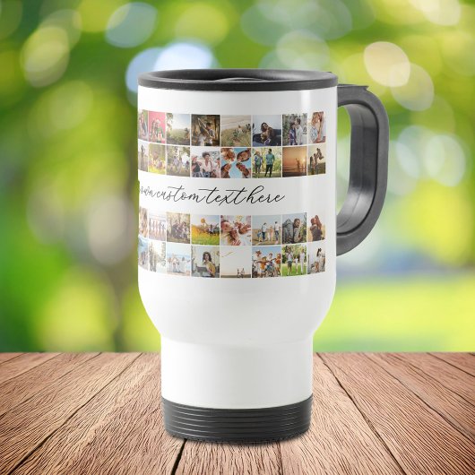 Moderne Personalisierte 48 Fotomaterial Reisebecher