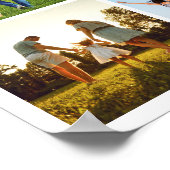 Moderne Personalisierte 49 Fotomaterial Poster (Ecke)