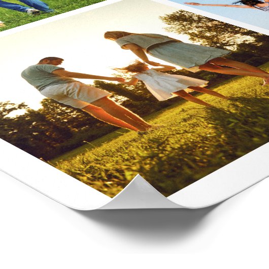 Moderne Personalisierte 49 Fotomaterial Poster (Ecke)