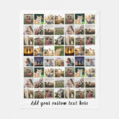 Moderne Personalisierte 56 Fotomaterial Fleecedecke (Vorderseite)