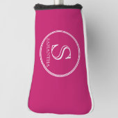 Moderne Personalisierte Anfangs- und Namensgebung Golf Headcover (Rotieren 90)